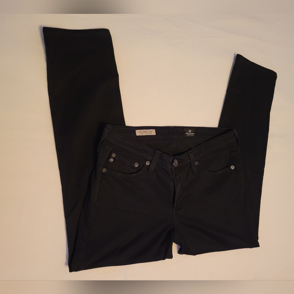 AG Adriano Goldschmied black cropped jeans, size 26